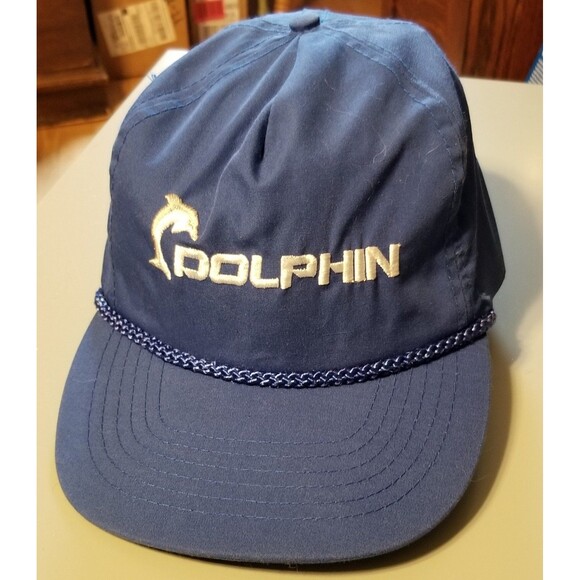 Vintage Dolphin RV Cotton/poly mix strapback hat by Otto - Picture 6 of 12